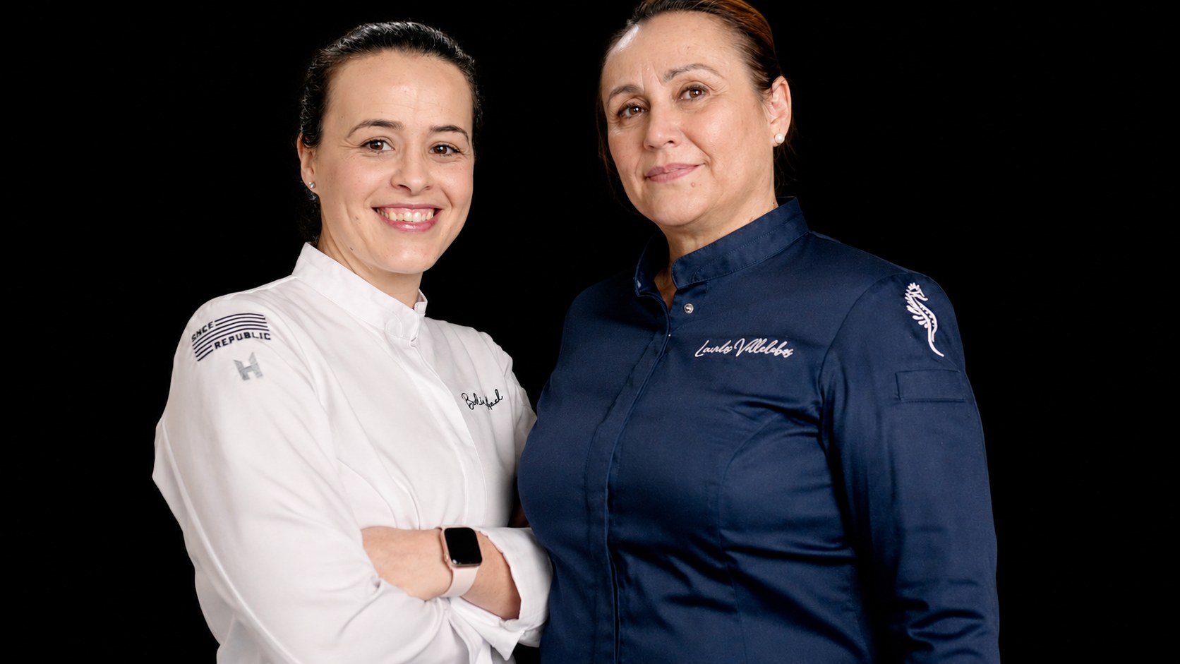 Belén Abad y Lourdes Villalobos